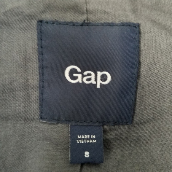 Gap Gray Wool Blend Winter Jacket Women's Size 8 - Picture 4 of 7